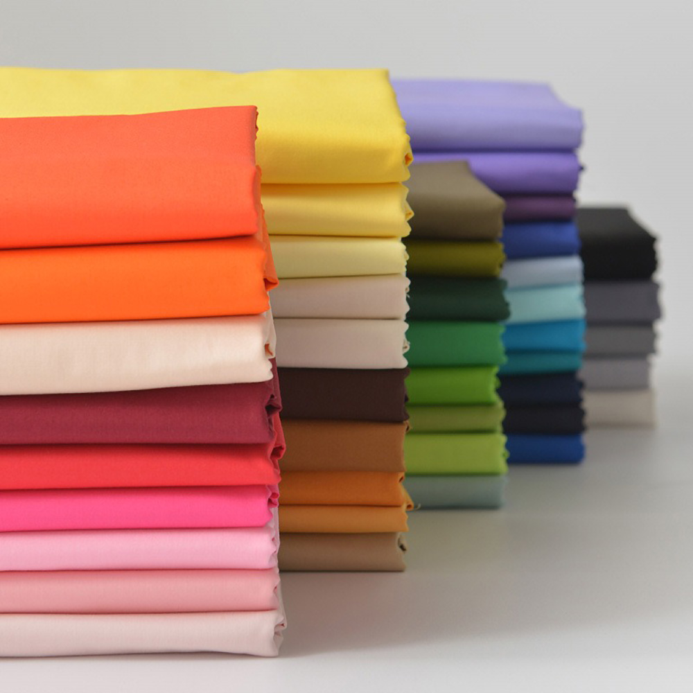Baby Clothing Neutral - 140x50 ซม.ผ้าฝ้าย Poplin Pre-Shrunk สีทึบสําหรับทารก Rompers