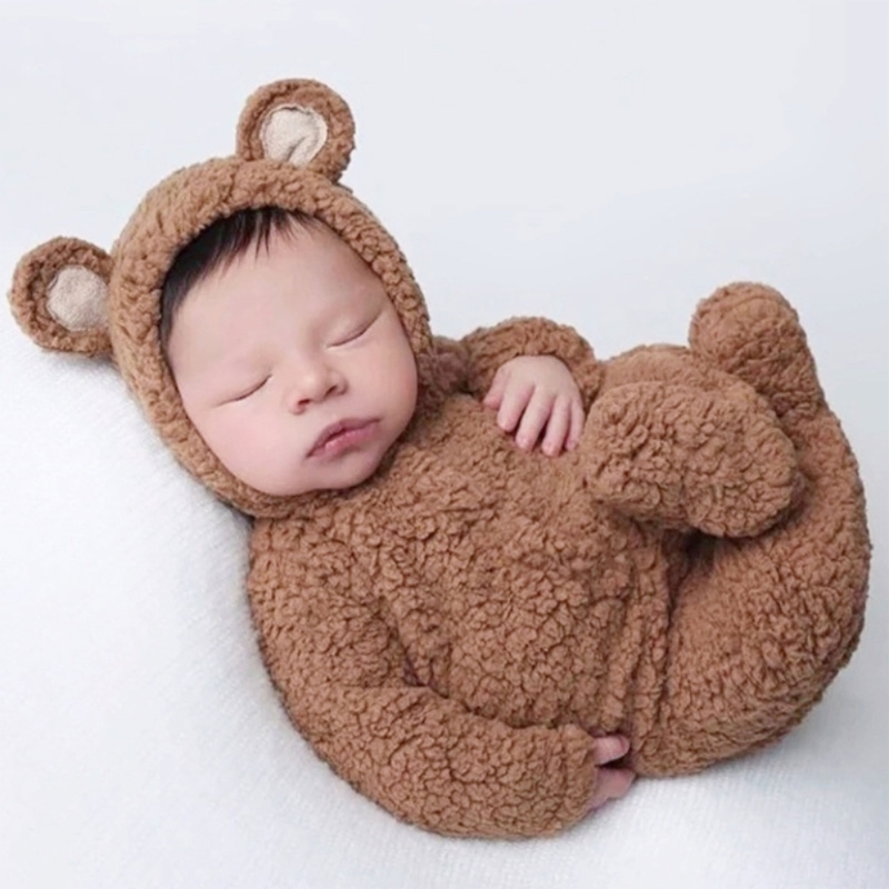Baby Clothing Newborn - 2 ชิ้นการถ่ายภาพ Props สําหรับเด็กทารกเด็กหญิง Unisex Jumpsuit