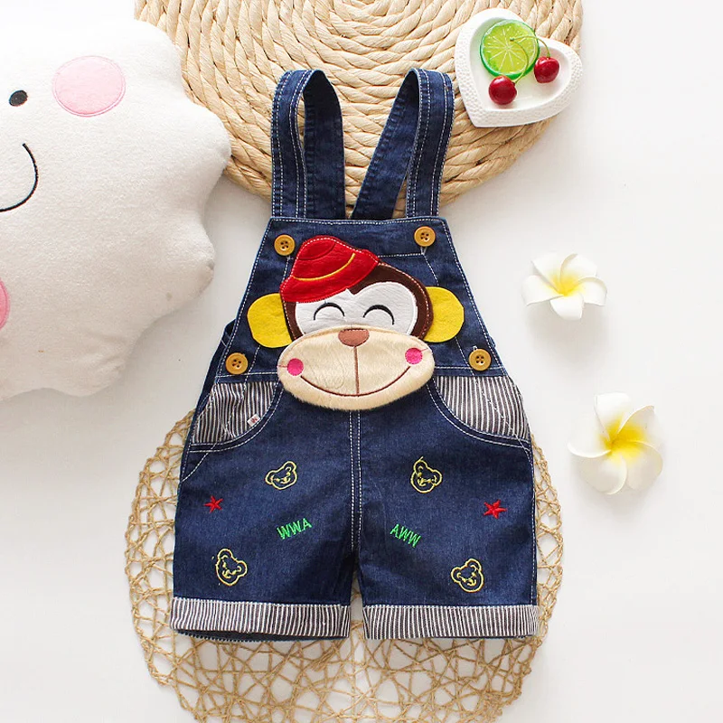 Baby Overall Denim - IENENS ฤดูร้อนบางการ์ตูนกางเกงขาสั้นเด็กทารกเด็กวัยหัดเดินกางเกงยีนส์กางเกงยีนส์กางเกงยีนส์กางเกงยีนส์กางเกงยีนส์ Dungarees เด็กกางเกงยีนส์เด็กทารกกางเกง