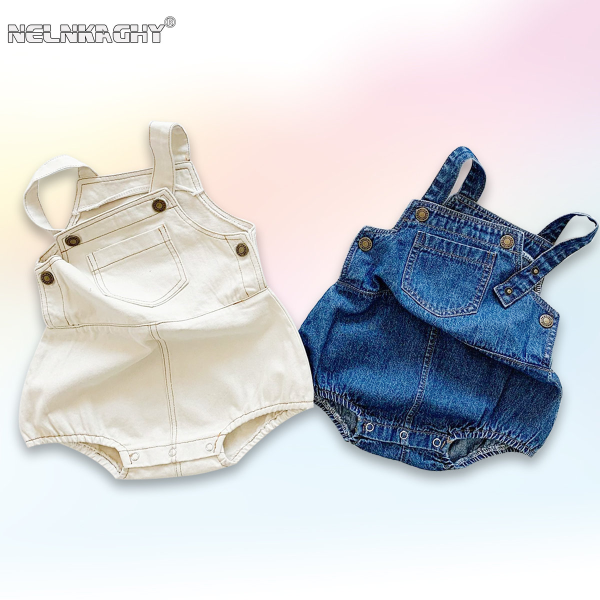 Baby Overall Denim - 2025 ใหม่ในช่วงฤดูร้อนทารกแรกเกิดเด็กหญิงแขนกุด DENIM Overalls outwear เด็กทารก