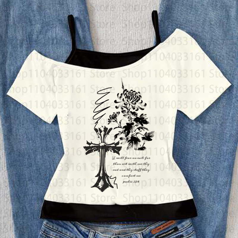 Baby Y2K Clothing - เสื้อยืดสตรีพิมพ์ลายสไตล์วายทูเค เสื้อยืดวินเทจสไตล์เกาหลี เสื้อยืดอีโม่สำหรับผู้หญิง เสื้อยืดทรงเข้ารูปสำหรับฤดูร้อน