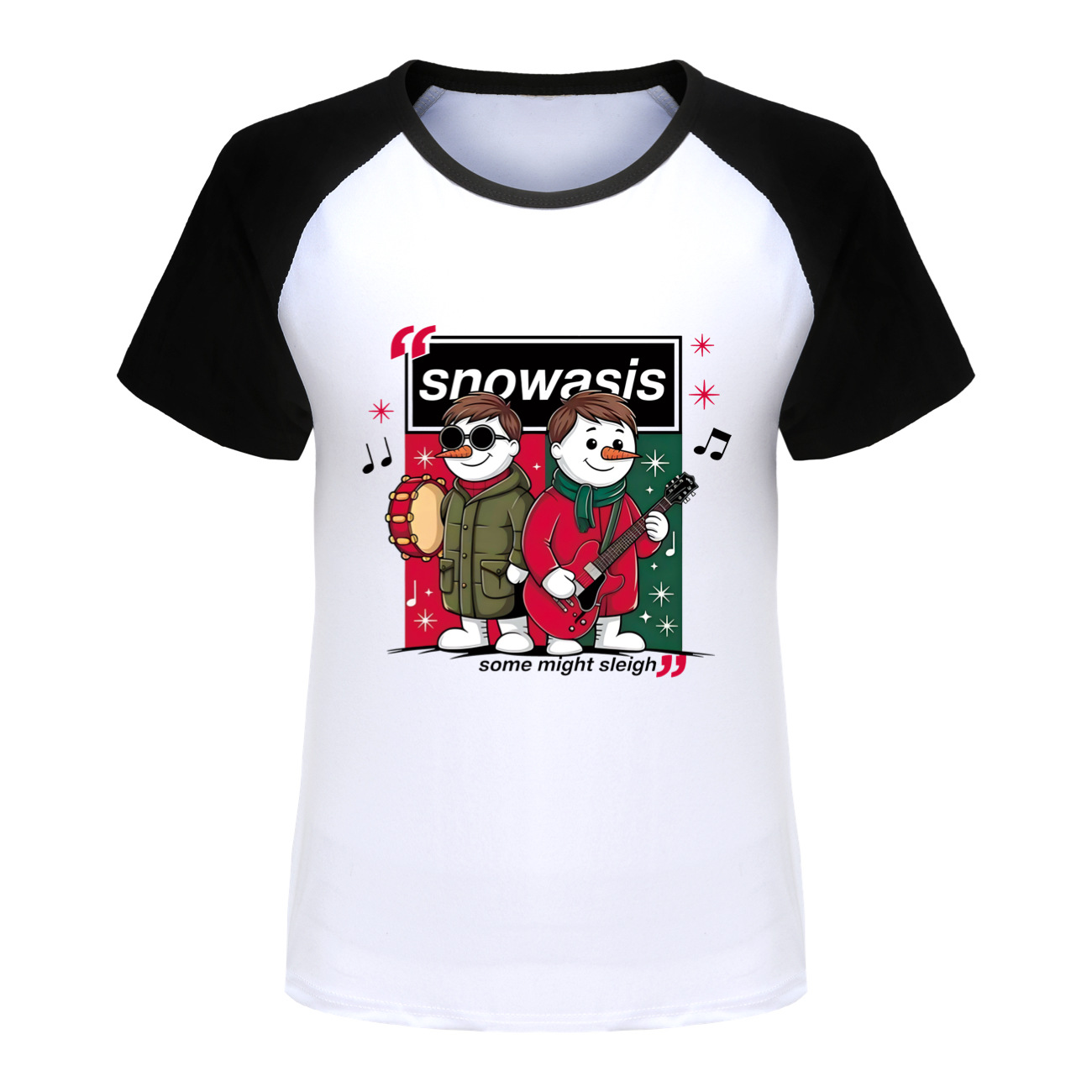 Baby Clothing Ideas - เสื้อยืดเด็กตลกๆ ลายการ์ตูน Snowasis Some Might Sleigh