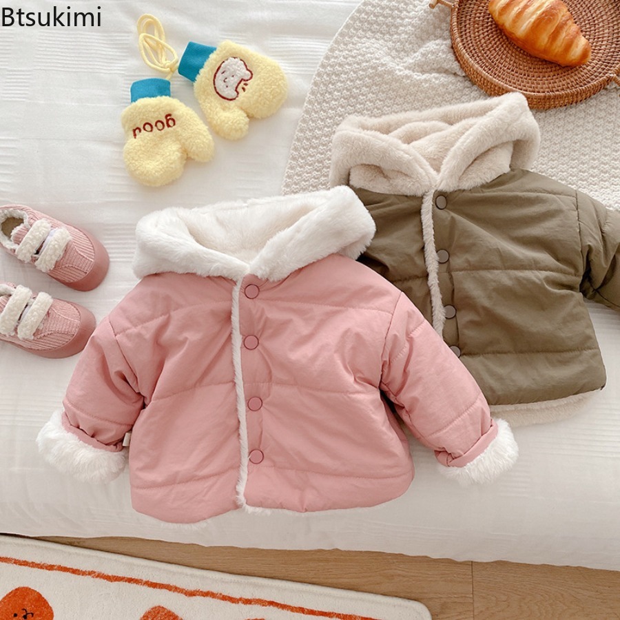 Baby Clothing Neutral - เสื้อผ้าเด็กอายุ 0-5 ปี เสื้อโค้ทมีฮู้ดสำหรับเด็กวัยหัดเดิน ฤดูใบไม้ร่วง ฤดูหนาว
