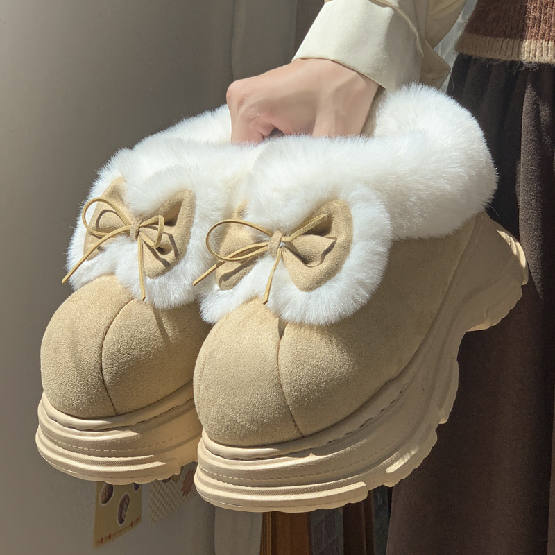 รองเท้าแตะขนเฟอร์เทียมอุ่นๆ สำ - Soft Sole Booties บทวิจารณ์และราคา