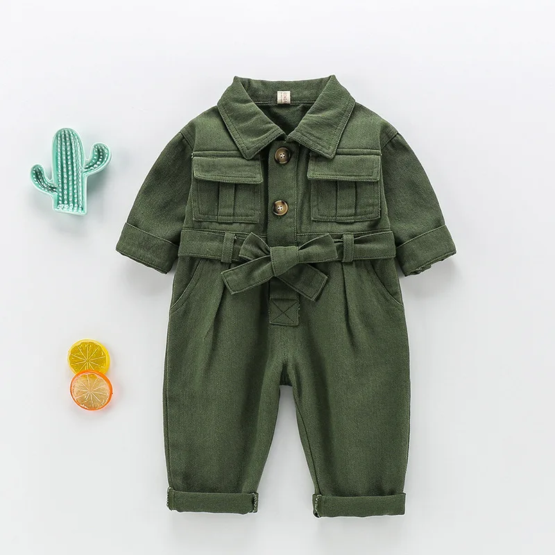 ชุดจั๊มสูทเดนิมเด็ก ฤดูใบไม้ผล - Baby Overall Denim บทวิจารณ์และราคา