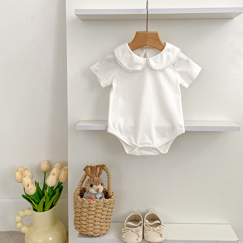 ใหม่เด็กสาวRomperเด็กสาวเสื้อผ - Bamboo Bodysuit Baby บทวิจารณ์และราคา