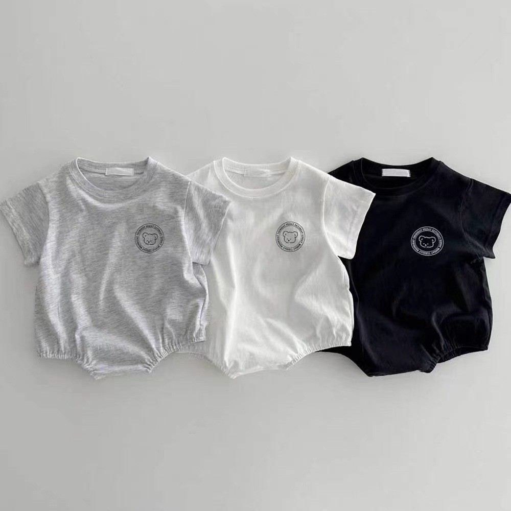 ชุดหมีการ์ตูนฤดูร้อน HY23087 ช - Bamboo Bodysuit Baby บทวิจารณ์และราคา
