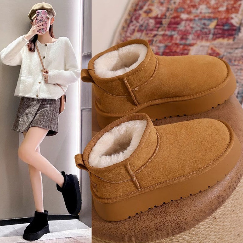 รองเท้าบู๊ทหิมะพื้นหนาของผู้หญ - Soft Sole Booties บทวิจารณ์และราคา