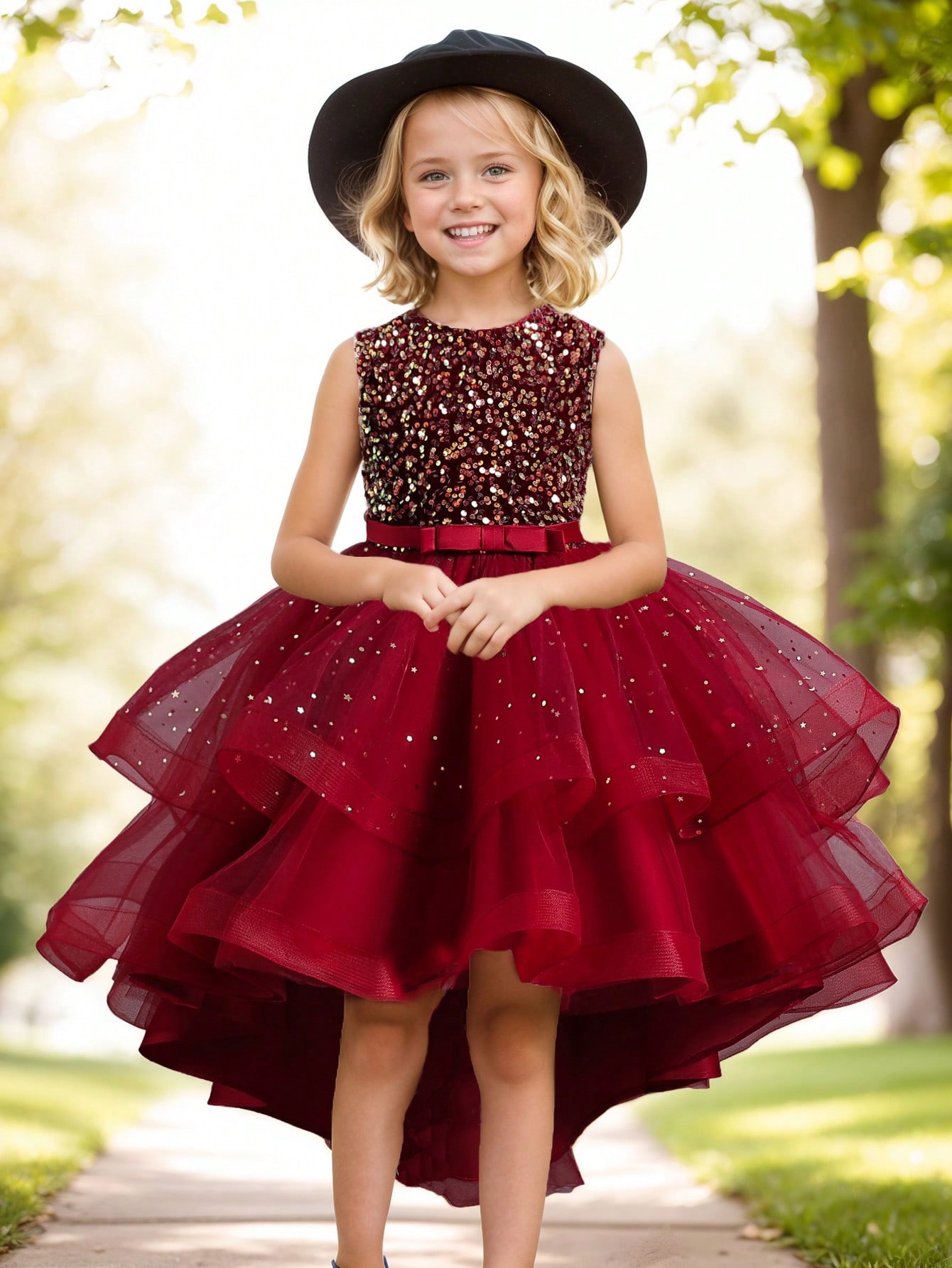 ชุดเดรสเด็กผู้หญิงลายดอกไม้ประ - Baby Clothing For Girls บทวิจารณ์และราคา