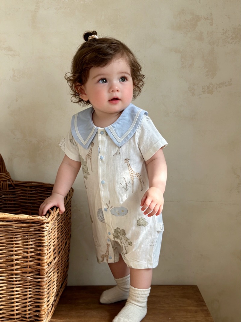 ชุดเด็กทารกยีราฟ ชุดฤดูร้อน ผ้ - Bamboo Bodysuit Baby บทวิจารณ์และราคา