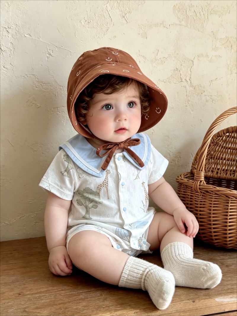 ชุดเด็กทารกยีราฟ ชุดฤดูร้อน ผ้ - Bamboo Bodysuit Baby บทวิจารณ์และราคา