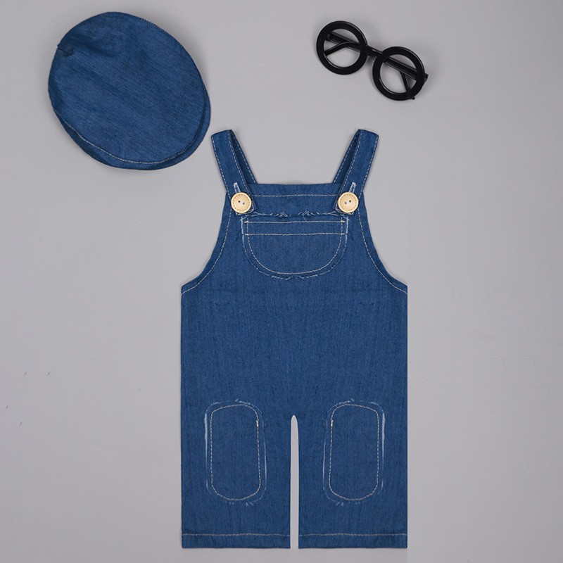 ❤️ ชุดถ่ายภาพเด็กแรกเกิด ชุดเอ - Baby Overall Denim บทวิจารณ์และราคา