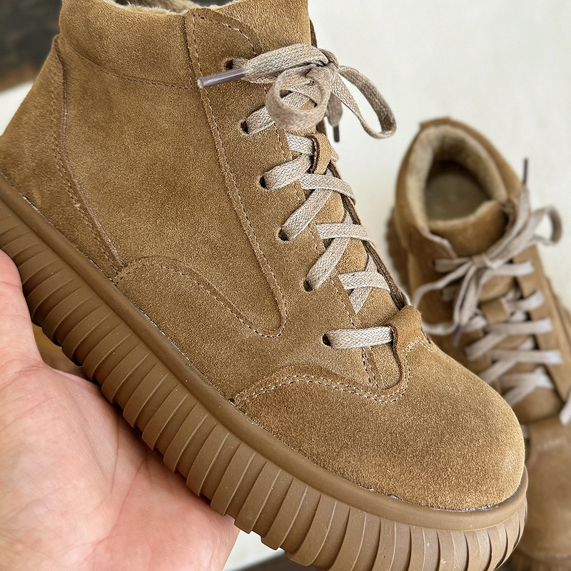 Careaymade-กว้างหัวของแท้หนังผ - Soft Sole Booties บทวิจารณ์และราคา