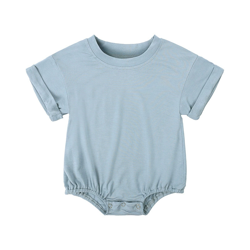 ชุดรอมเปอร์แขนสั้นผ้าใยไผ่สำหร - Bamboo Bodysuit Baby บทวิจารณ์และราคา