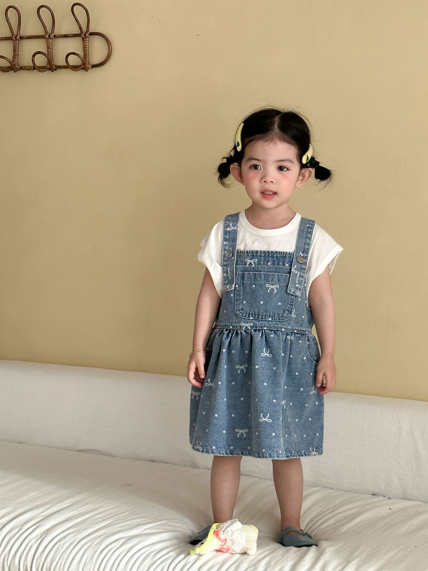 ชุดเอี๊ยมยีนส์เด็กใหม่ประจำฤดู - Baby Overall Denim บทวิจารณ์และราคา