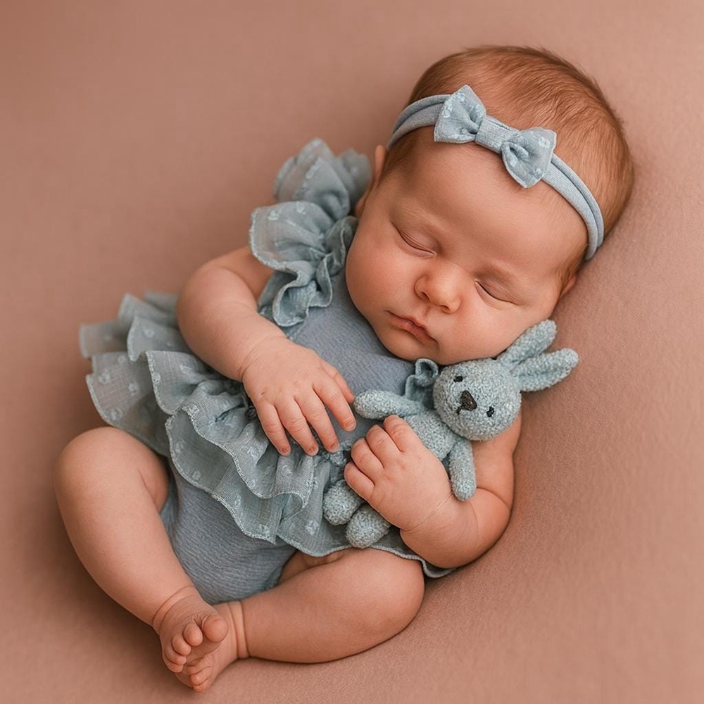 ชุดถ่ายภาพเด็กทารกหญิง ชุดเดรส - Baby Clothing Newborn บทวิจารณ์และราคา