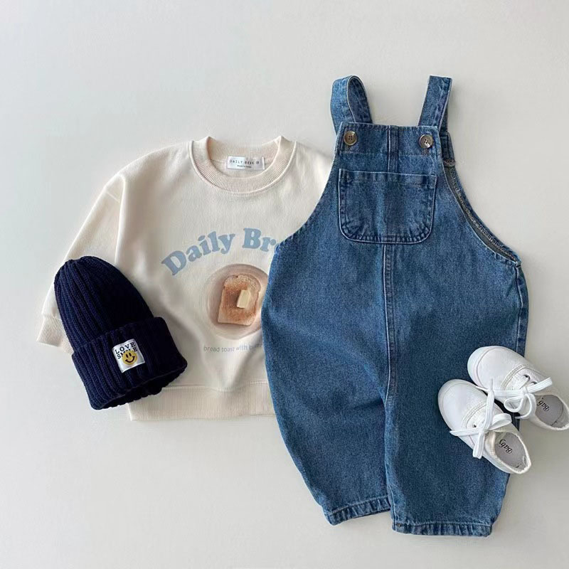 เด็กทารกกางเกง Solid เด็กวัยหั - Baby Overall Denim บทวิจารณ์และราคา