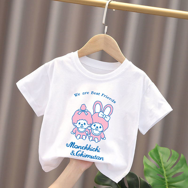มอนชิชิเสื้อยืดเด็กอะนิเมะฟิกเ - Baby Clothing For Girls บทวิจารณ์และราคา