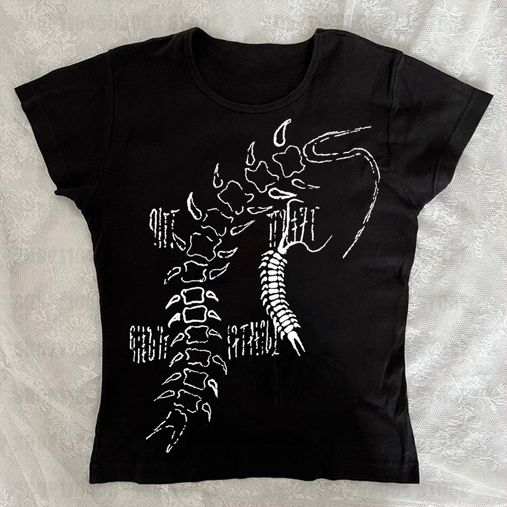 เสื้อยืด Y2k สไตล์โกธิค เสื้อย - Baby Y2K Clothing บทวิจารณ์และราคา