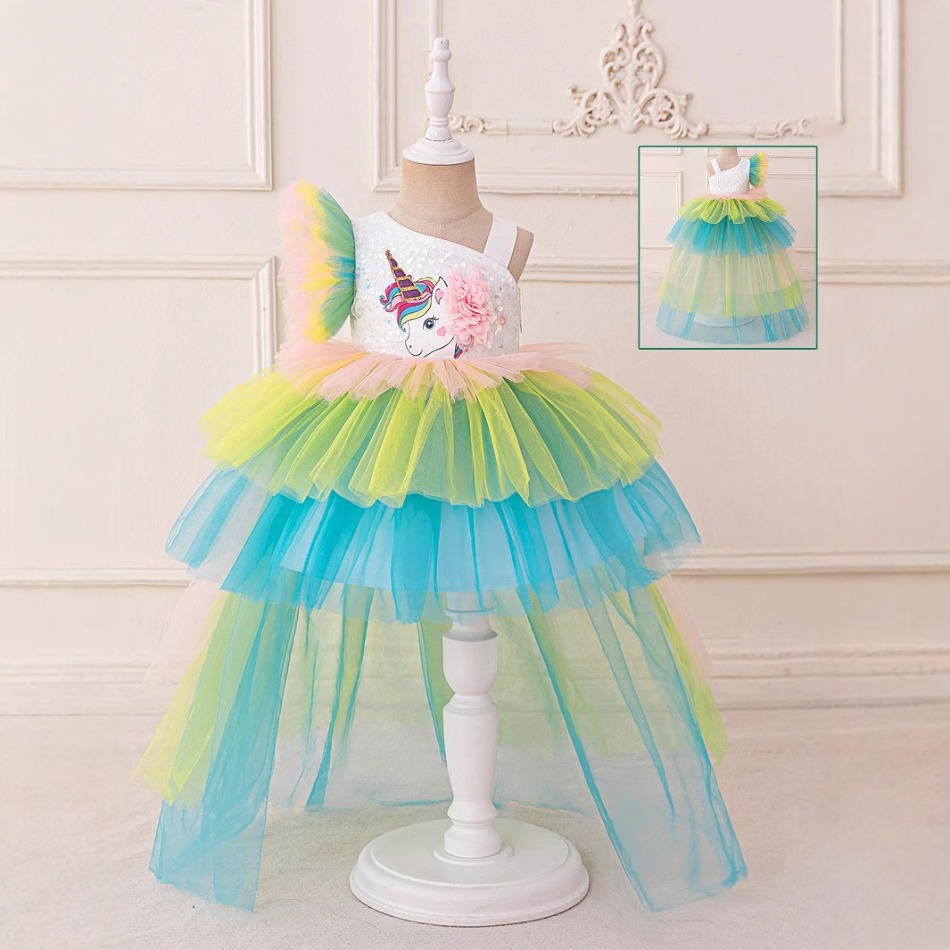 Rainbow Unicorn เด็กสาวปาร์ตี้ - Baby Clothing For Girls บทวิจารณ์และราคา