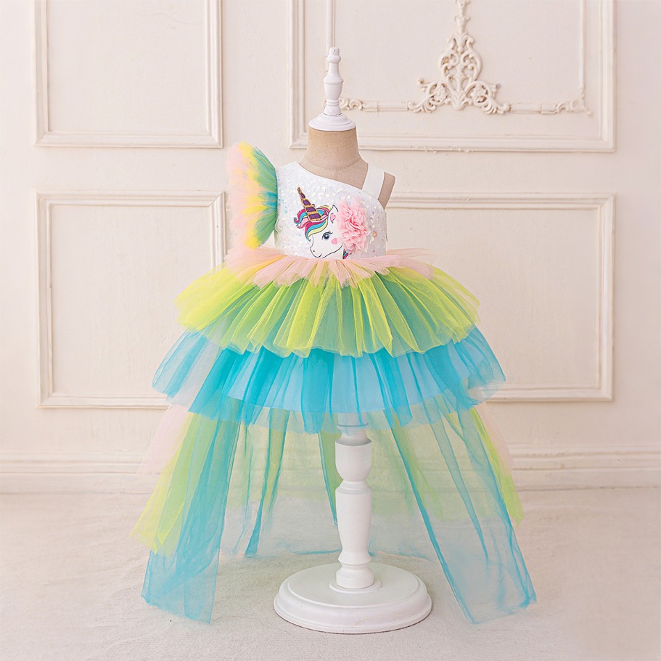 Rainbow Unicorn เด็กสาวปาร์ตี้ - Baby Clothing For Girls บทวิจารณ์และราคา