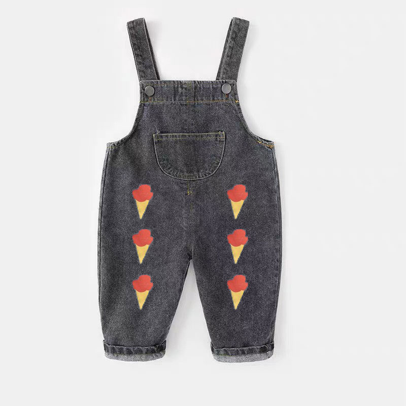 ฤดูใบไม้ผลิฤดูใบไม้ร่วงฤดูหนาว - Baby Overall Denim บทวิจารณ์และราคา