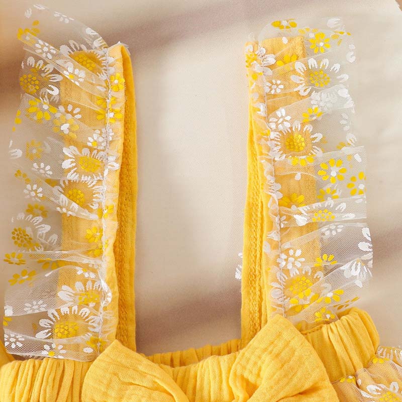 0-18 เดือนเสื้อผ้าเด็กผู้หญิง  - Baby Yellow Clothing Women บทวิจารณ์และราคา