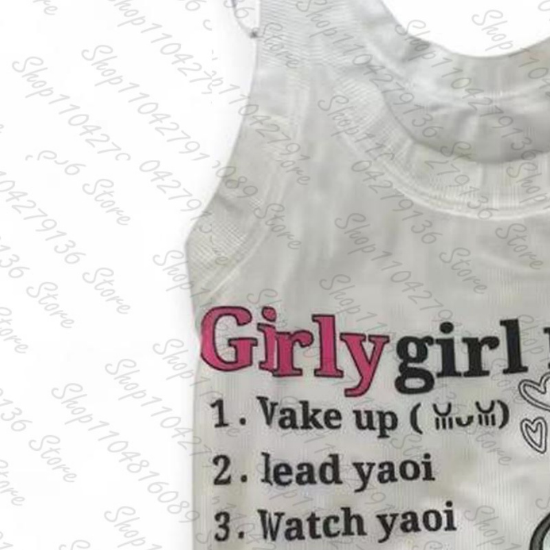 เสื้อกล้ามและเสื้อครอปพิมพ์ลาย - Baby Y2K Clothing บทวิจารณ์และราคา