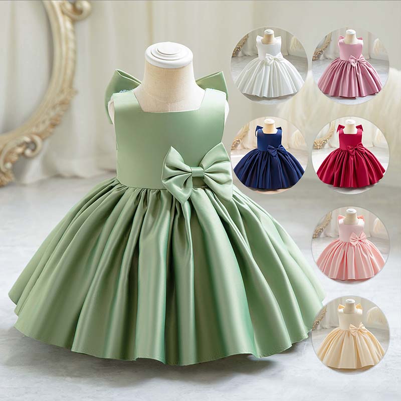เด็กทารกชุดปาร์ตี้หวานโบว์ใหญ่ - Baby Clothing For Girls บทวิจารณ์และราคา