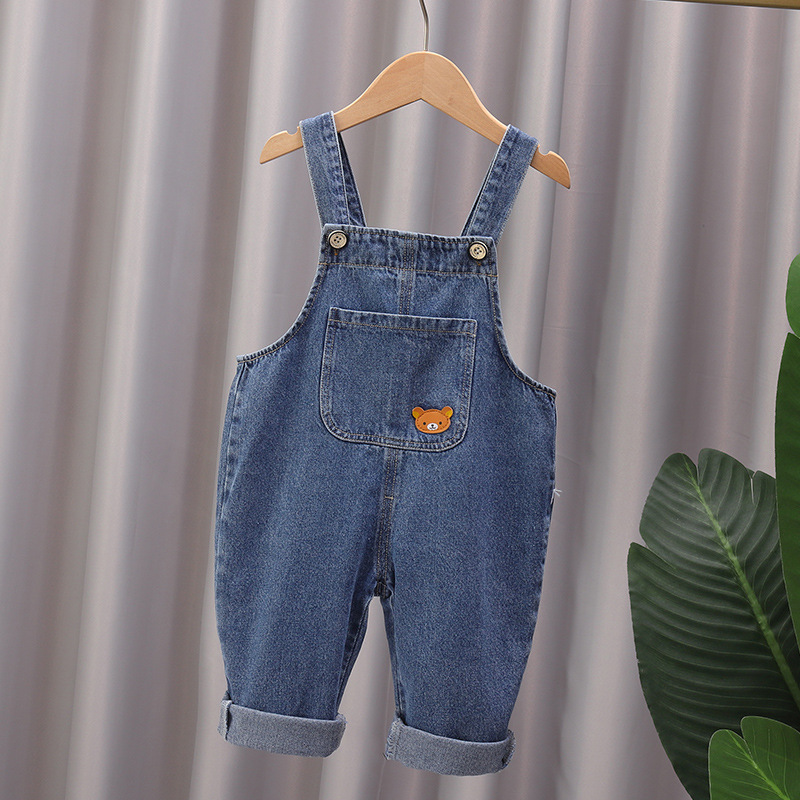 ชุดจั๊มสูทเด็กทารกผ้าเดนิมซักน - Baby Overall Denim บทวิจารณ์และราคา