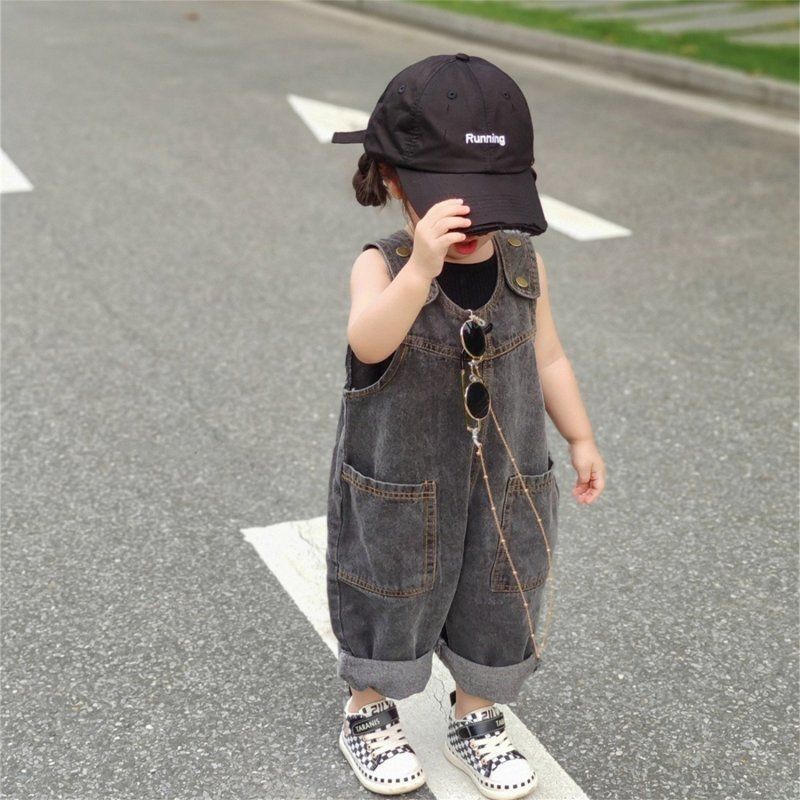 กางเกงยีนส์เด็ก 2-9 ปี สไตล์เก - Baby Overall Denim บทวิจารณ์และราคา