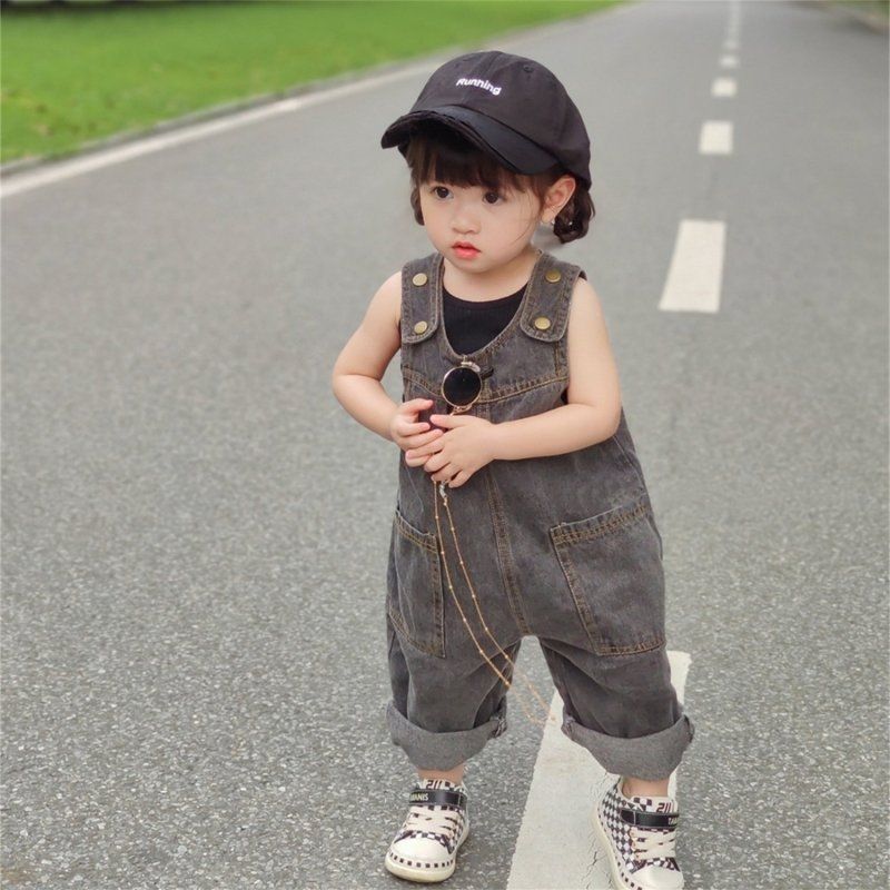 กางเกงยีนส์เด็ก 2-9 ปี สไตล์เก - Baby Overall Denim บทวิจารณ์และราคา