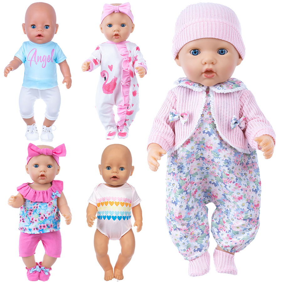 เสื้อผ้าตุ๊กตาสำหรับตุ๊กตารีบอ - Baby Clothing For Girls บทวิจารณ์และราคา