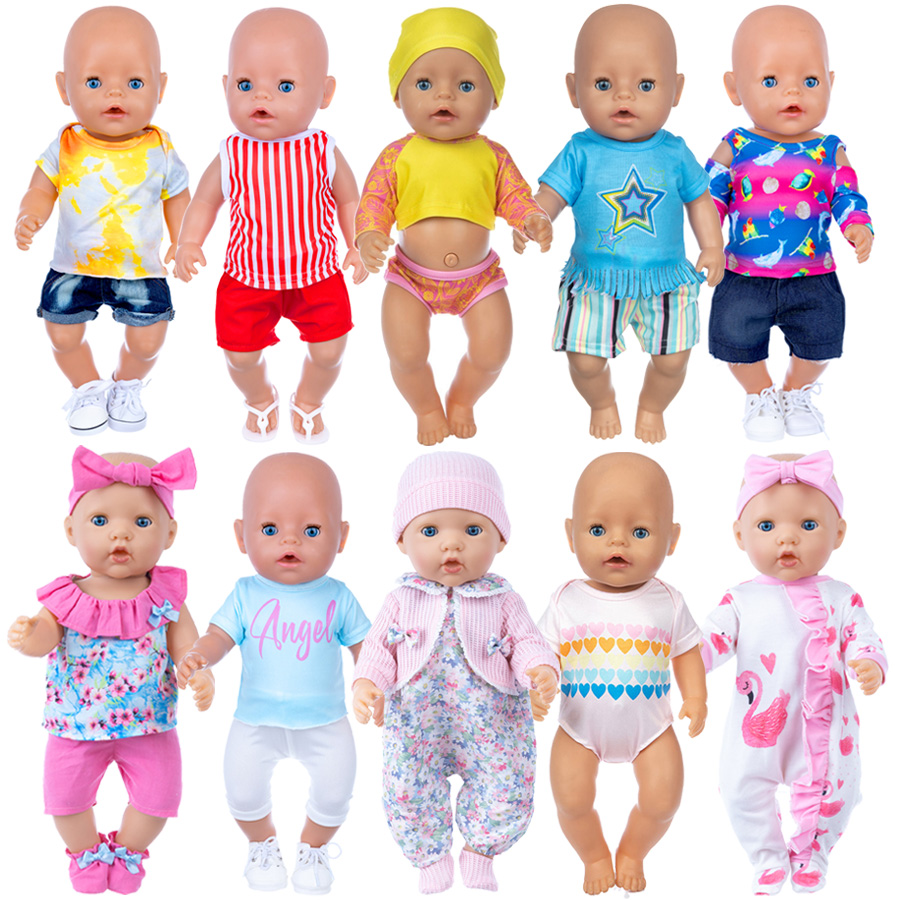 เสื้อผ้าตุ๊กตาสำหรับตุ๊กตารีบอ - Baby Clothing For Girls บทวิจารณ์และราคา