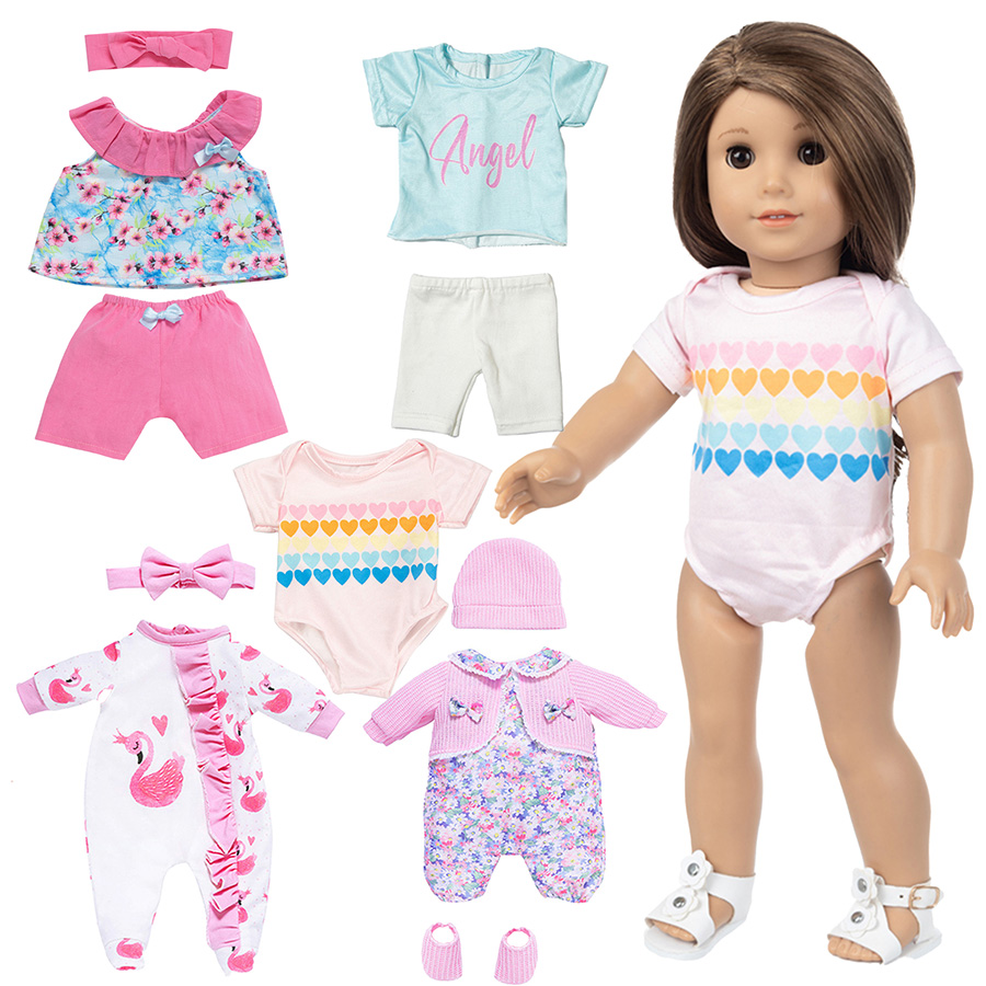 เสื้อผ้าตุ๊กตาสำหรับตุ๊กตารีบอ - Baby Clothing For Girls บทวิจารณ์และราคา