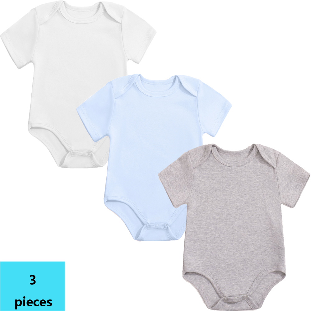 ชุดจั๊มสูทแขนสั้นผ้าฝ้ายแบบ Wi - Bamboo Bodysuit Baby บทวิจารณ์และราคา