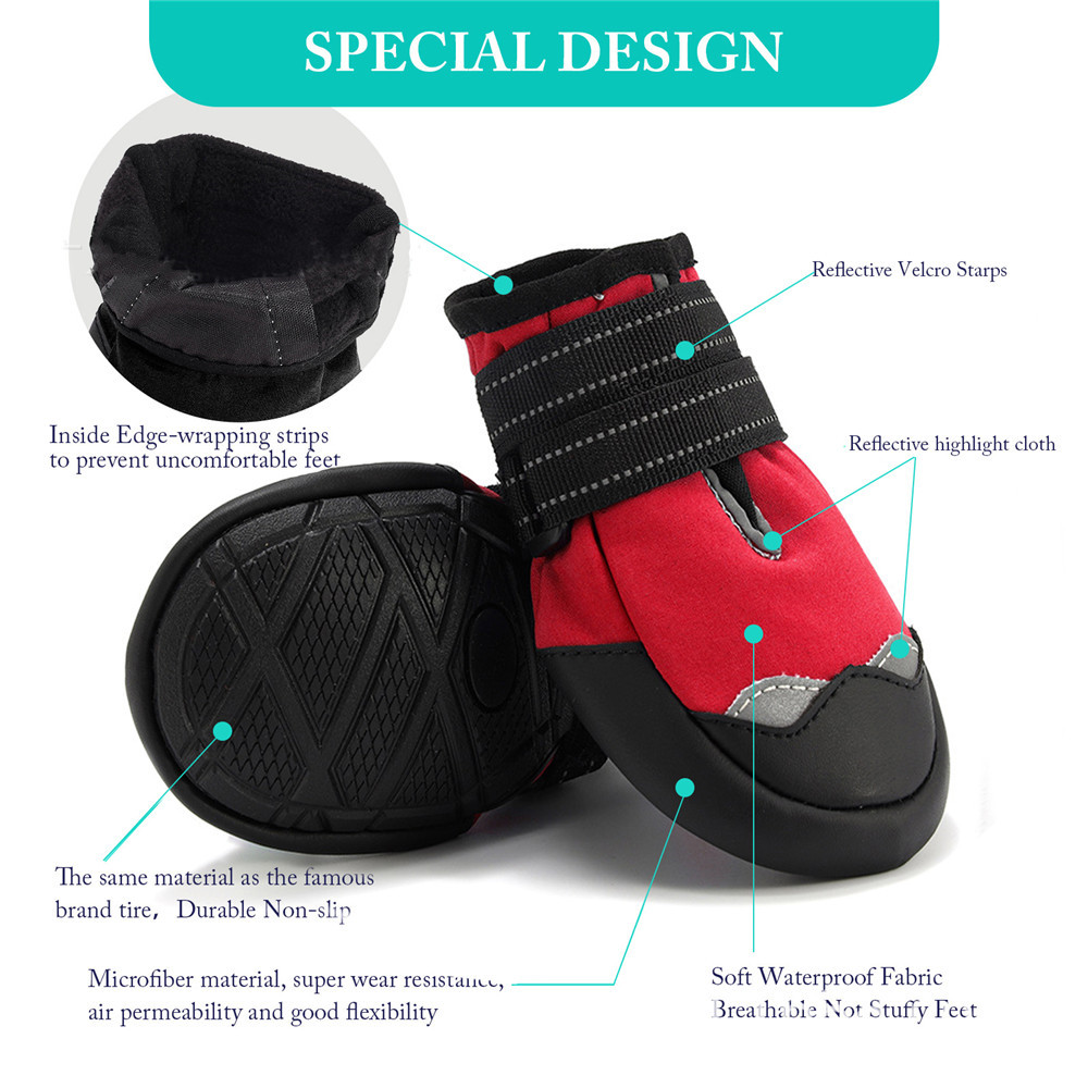 รองเท้าสำหรับสุนัขขนาดใหญ่นุ่ม - Soft Sole Booties บทวิจารณ์และราคา