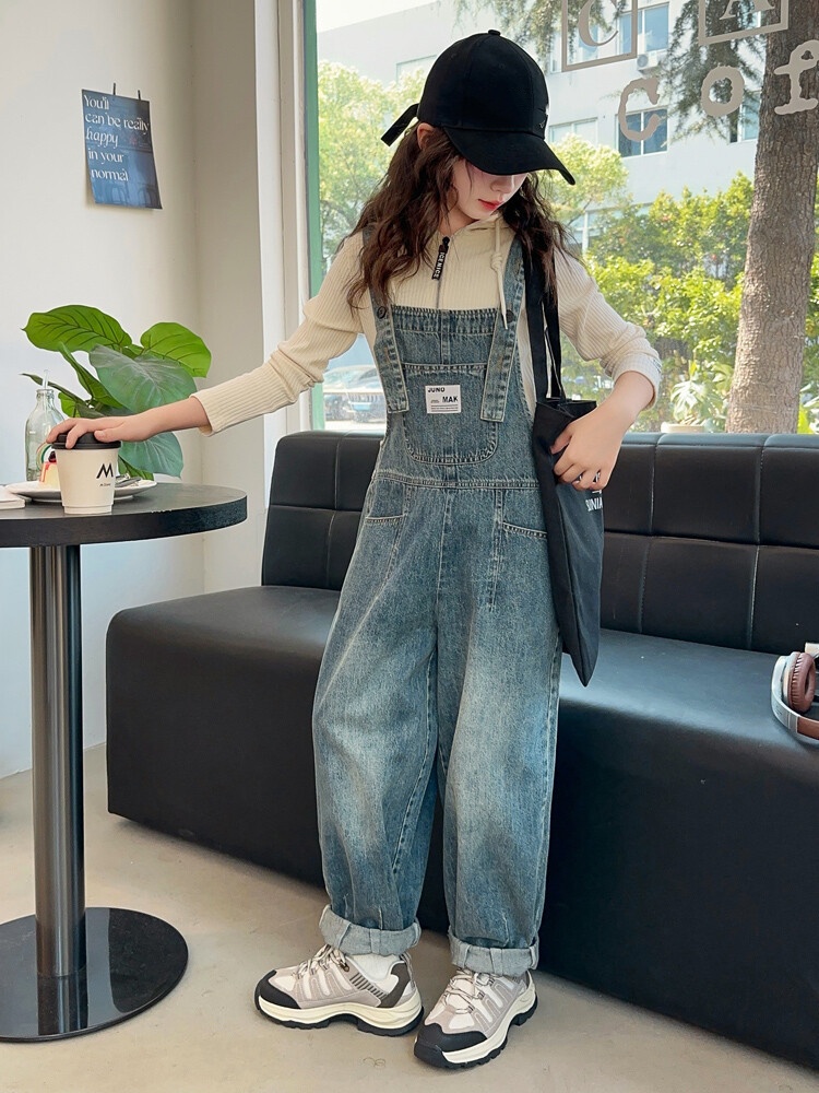 ชุดจั๊มสูทเด็กผู้หญิงผ้าเดนิมแ - Baby Overall Denim บทวิจารณ์และราคา
