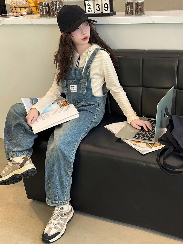 ชุดจั๊มสูทเด็กผู้หญิงผ้าเดนิมแ - Baby Overall Denim บทวิจารณ์และราคา