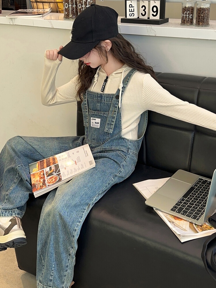 ชุดจั๊มสูทเด็กผู้หญิงผ้าเดนิมแ - Baby Overall Denim บทวิจารณ์และราคา