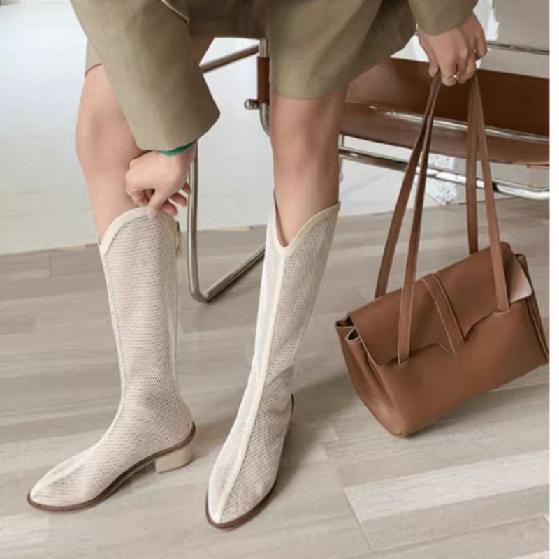 รองเท้าบูทตาข่ายทรงสูง รุ่นใหม - Soft Sole Booties บทวิจารณ์และราคา
