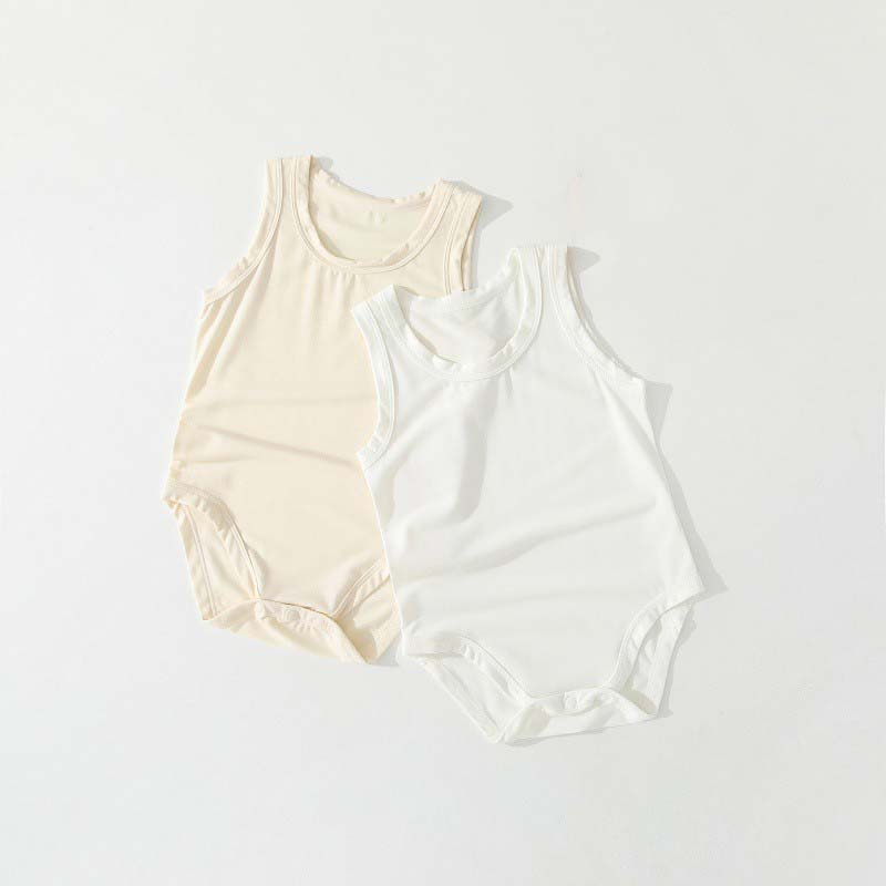 ชุดบอดี้สูทเด็กแขนกุด ผ้าไผ่ ช - Bamboo Bodysuit Baby บทวิจารณ์และราคา