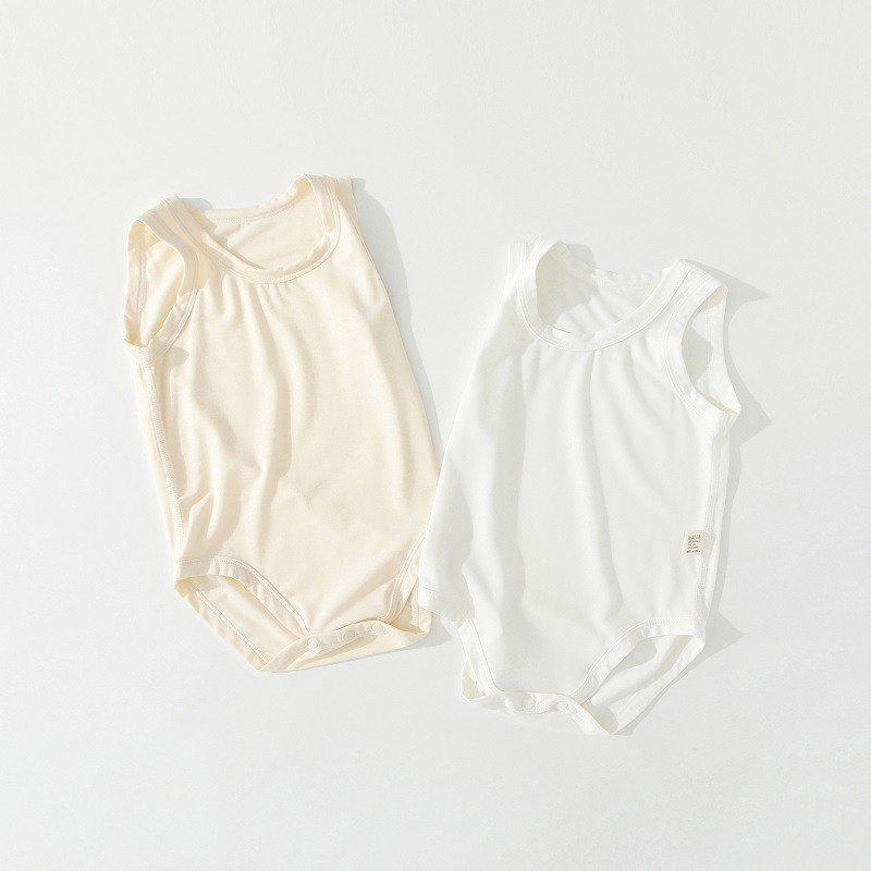 ชุดบอดี้สูทเด็กแขนกุด ผ้าไผ่ ช - Bamboo Bodysuit Baby บทวิจารณ์และราคา